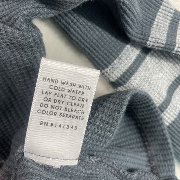 Free People Daydreamer QUEEN OF SPADES Thermal Crop Top Womens Sz XS Mock Neck - Picture 11 of 12